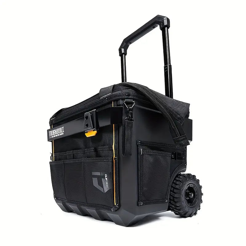 XL Rolling Tool Bag with Extra Wide Opening.