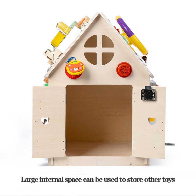 KT- Montessori Wooden Busy House