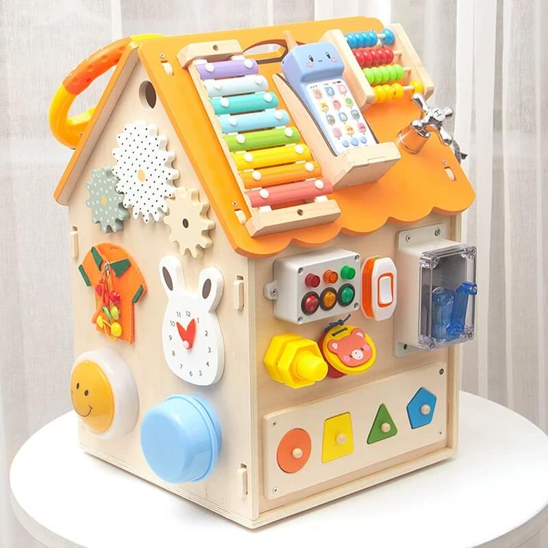 LH- Montessori Wooden Busy House