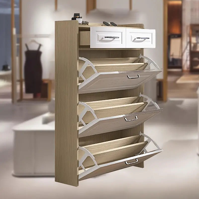 OJ-👞✨ Elegant and Space-Saving Entrance Shoe Cabinet! ✨👞