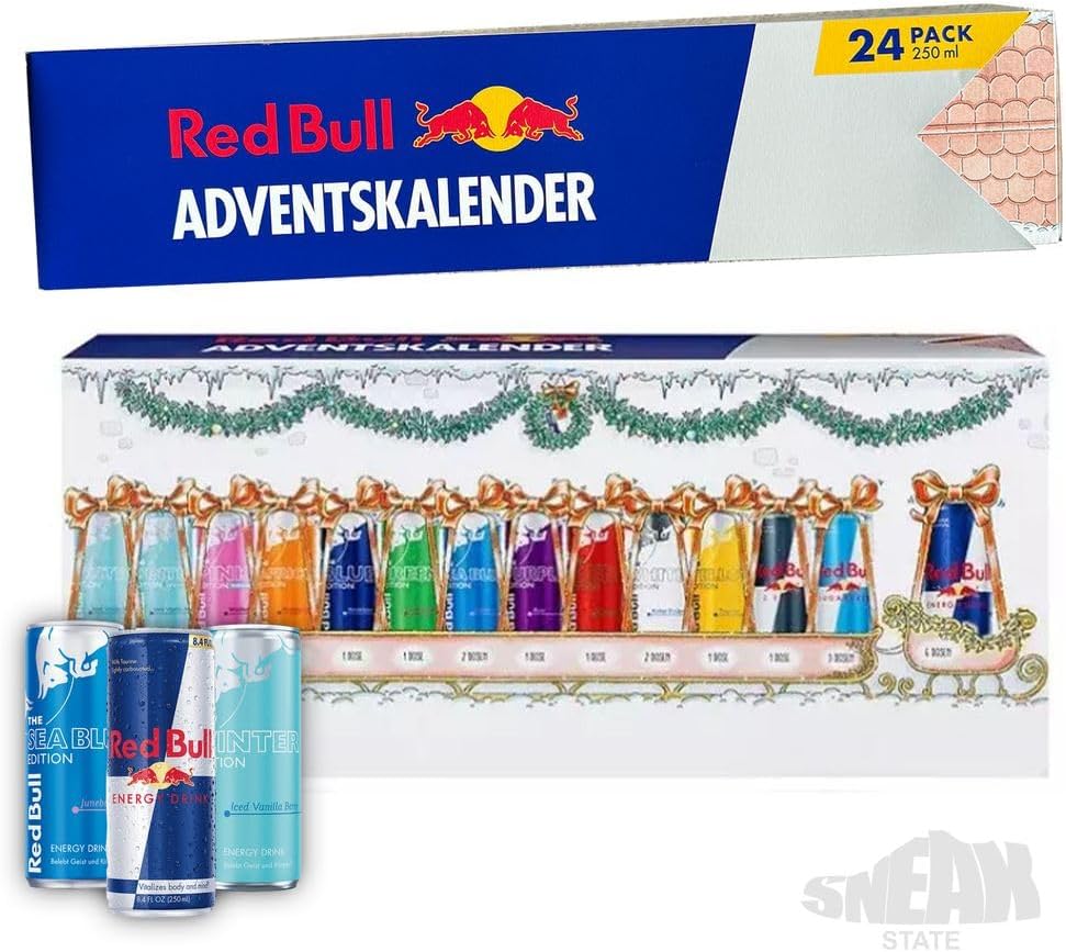 🎄 Red Bull Advent Calendar 2024 – 24 Energy-Boosting Cans ⚡