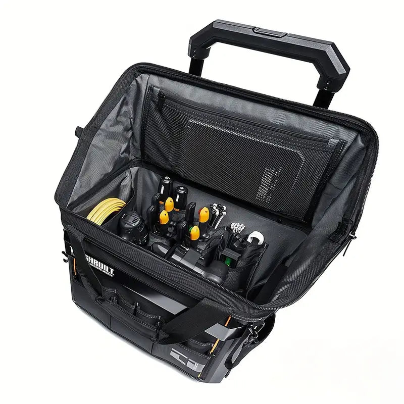 OD-  XL Rolling Tool Bag with Extra Wide Opening.