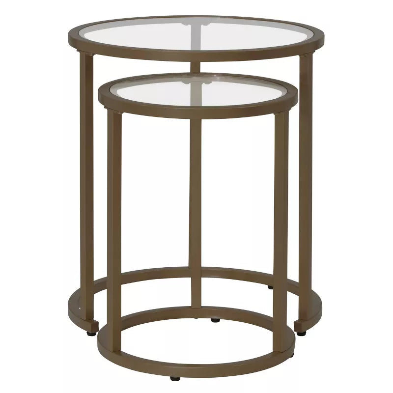 Camber Modern Round Nesting Side Table by Studio Designs