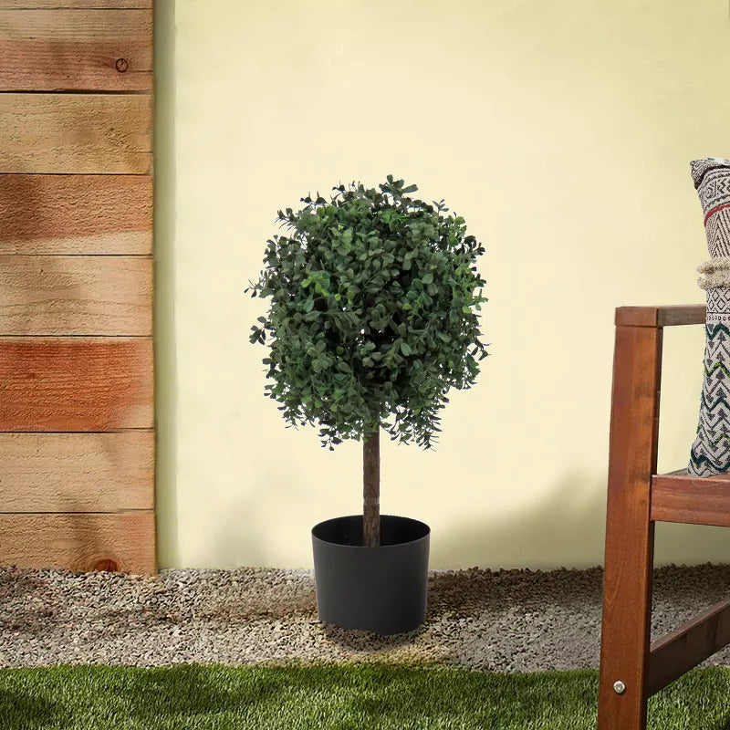 Artificial Tree in Nursery Pot: Faux Plant Decoration, No Maintenance Required.