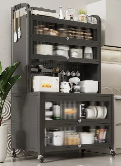 🏡 Large-Capacity Movable Appliance Organizer