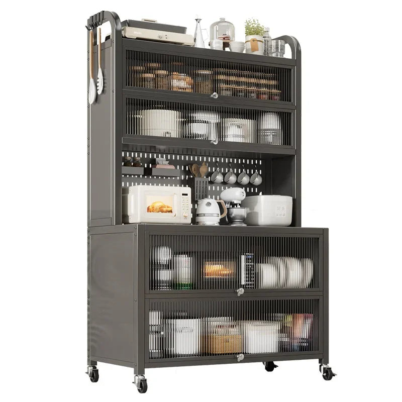 YV-🏡 Large-Capacity Movable Appliance Organizer