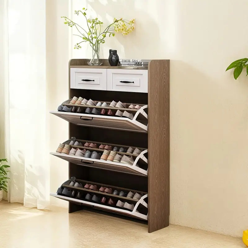 VN-👞✨ Elegant and Space-Saving Entrance Shoe Cabinet! ✨👞