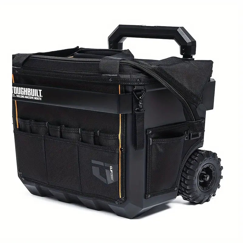 M-  XL Rolling Tool Bag with Extra Wide Opening.