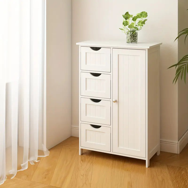 RC-✨ Versatile Wooden Storage Cabinet – Stylish & Functional! 🏡